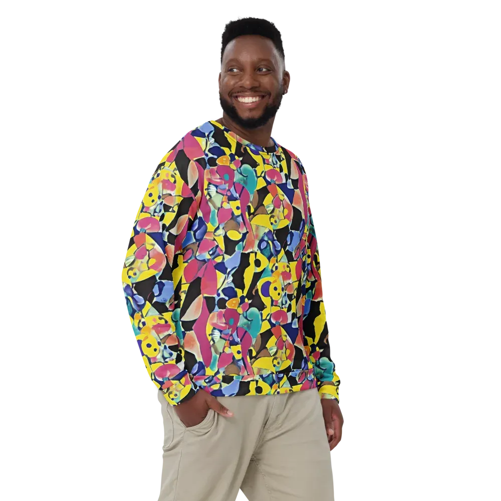 Vivid Collide on Sweatshirt — Front