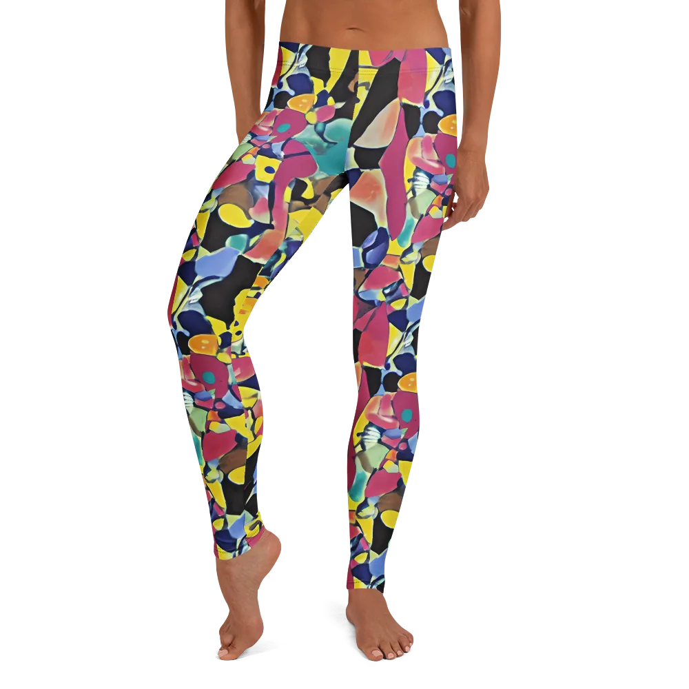 Vivid Collide on Leggings — Front