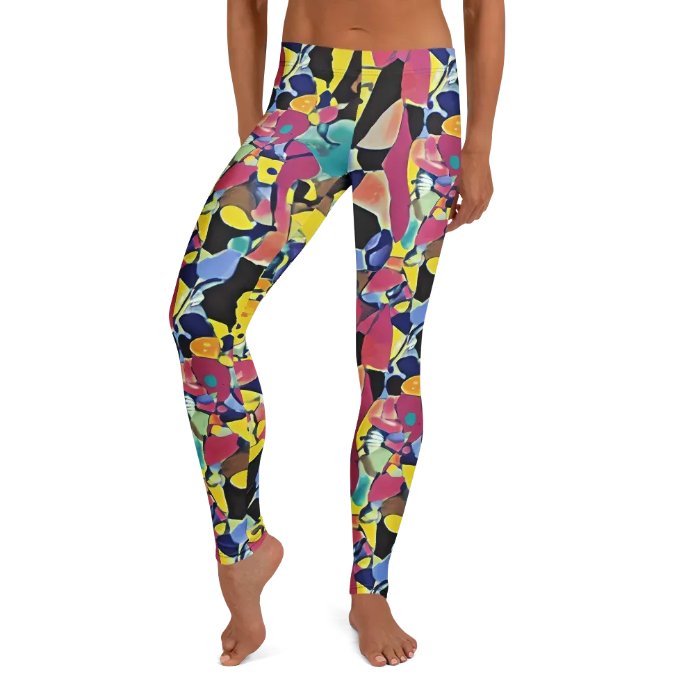 Vivid Collide on Leggings — Front