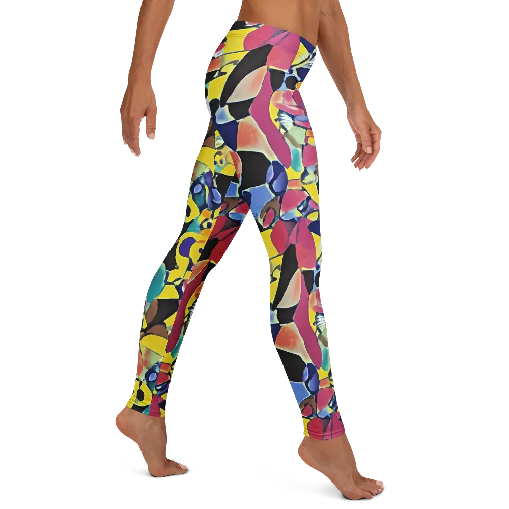 Vivid Collide on Leggings — Right