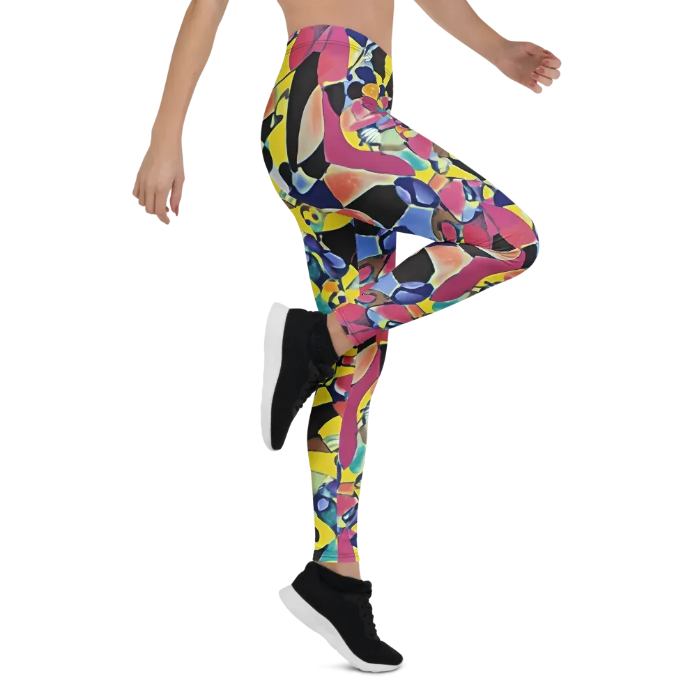 Vivid Collide on Leggings — Right
