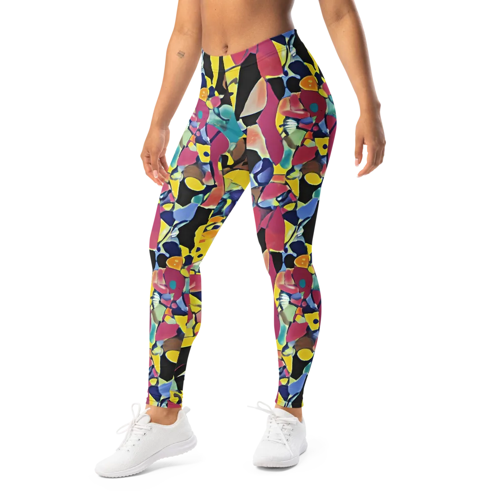 Vivid Collide on Leggings — Left Front