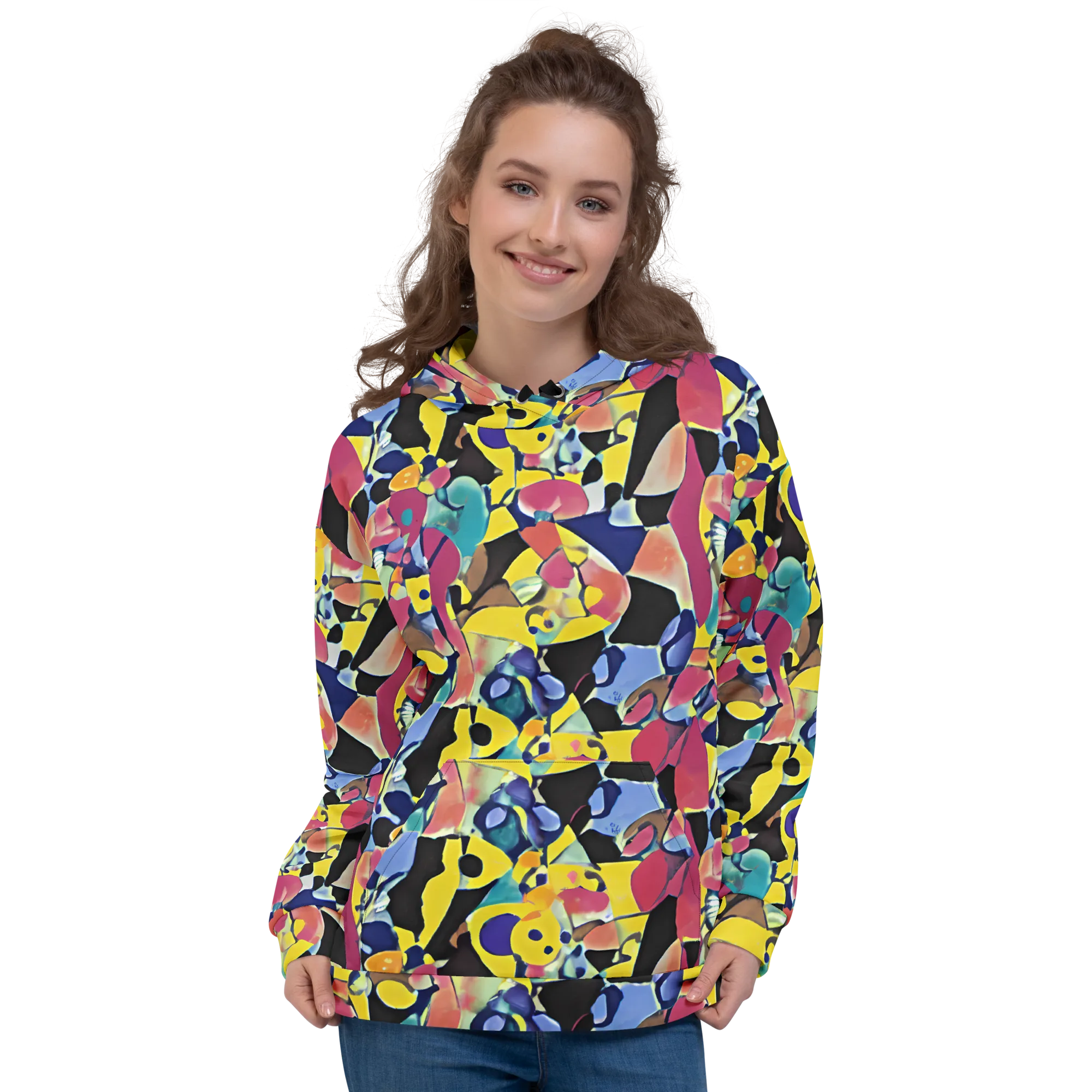 Vivid Collide on Hoodie — Front