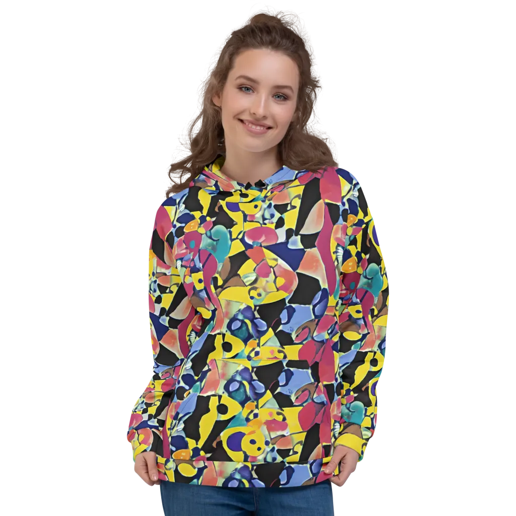 Vivid Collide on Hoodie — Front