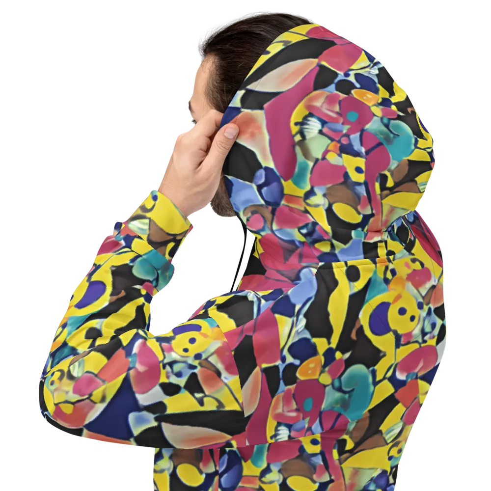 Vivid Collide on Hoodie — Back