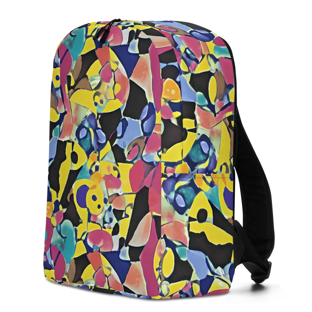 Vivid Collide on Minimalist Backpack — Left