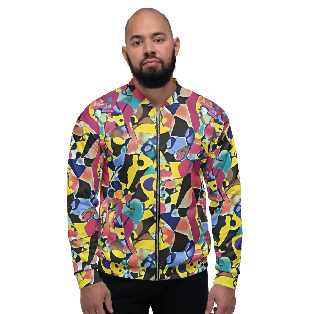 Vivid Collide on Bomber Jacket — Front