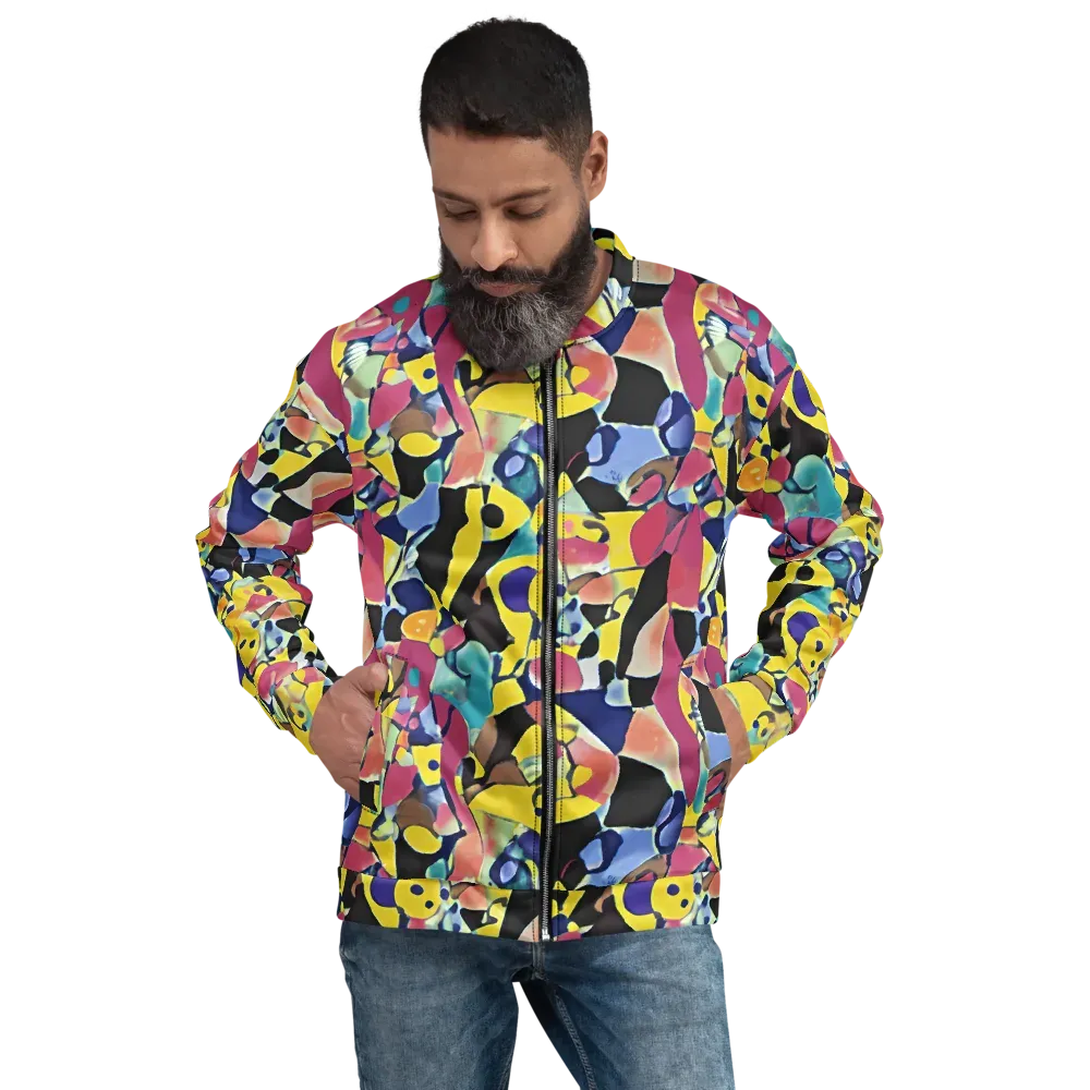 Vivid Collide on Bomber Jacket — Front