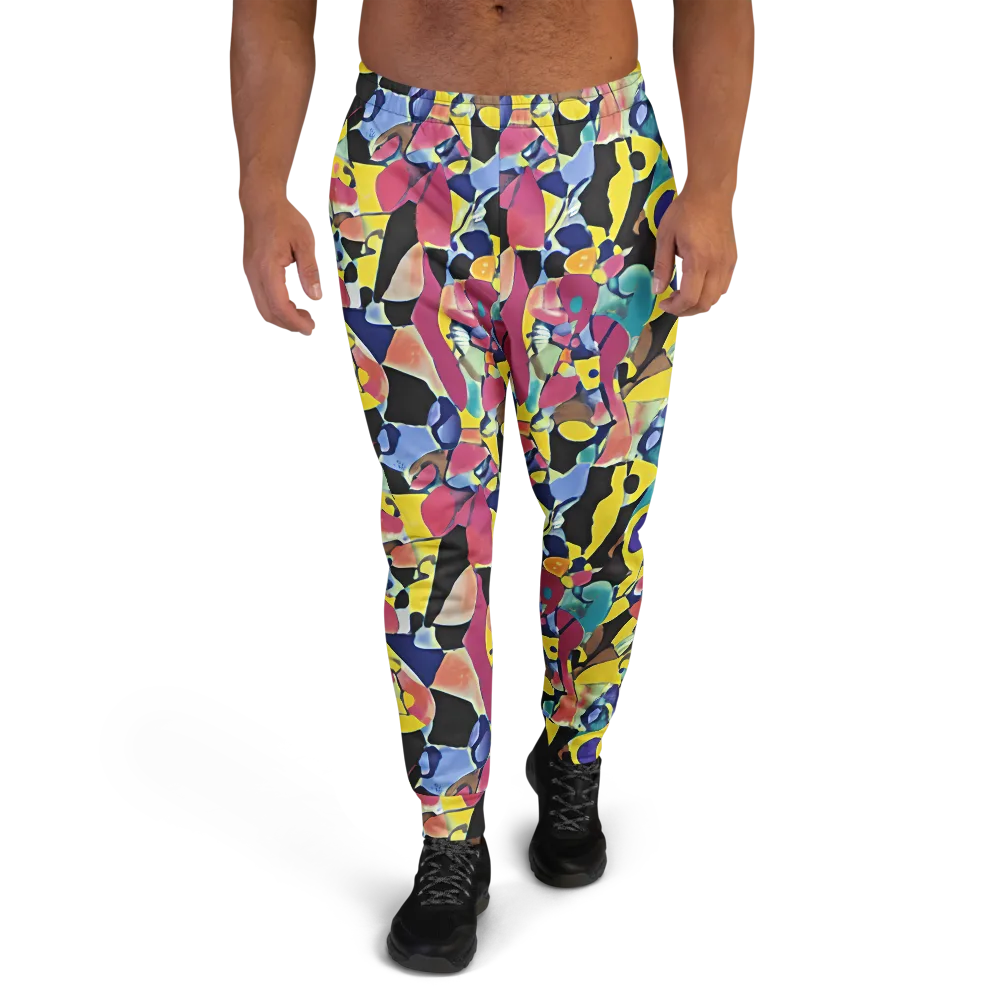 Vivid Collide on Men's Joggers — Front