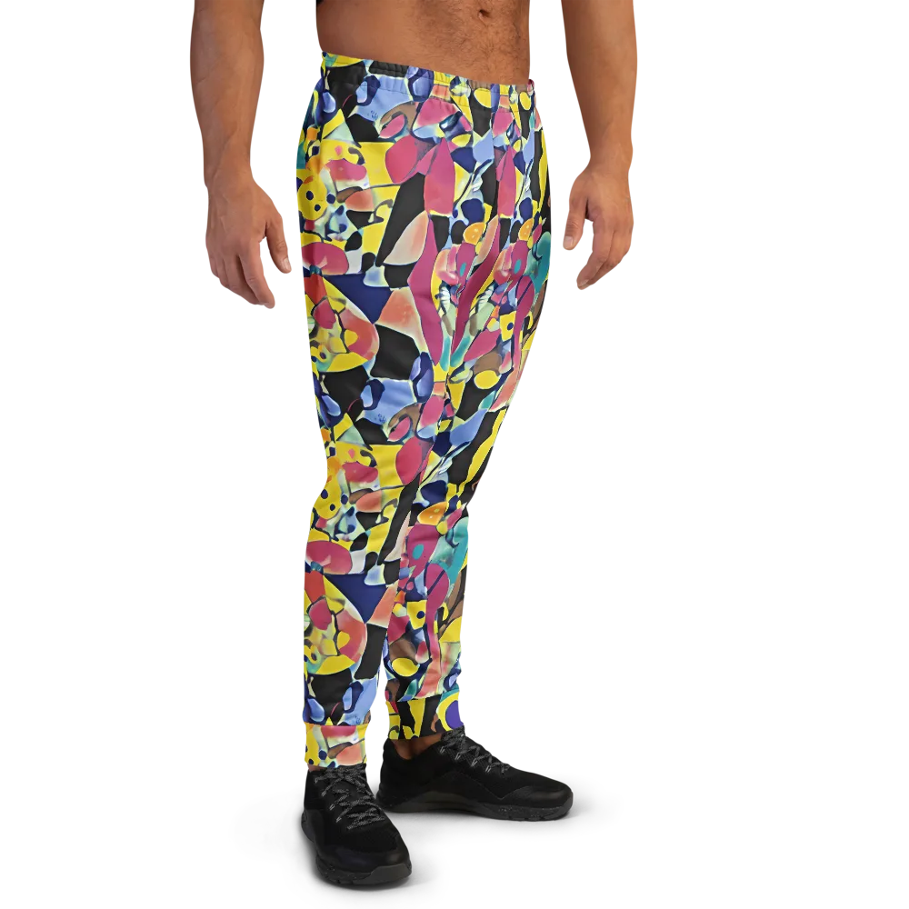 Vivid Collide on Men's Joggers — Right