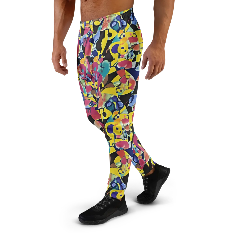 Vivid Collide on Men's Joggers — Left