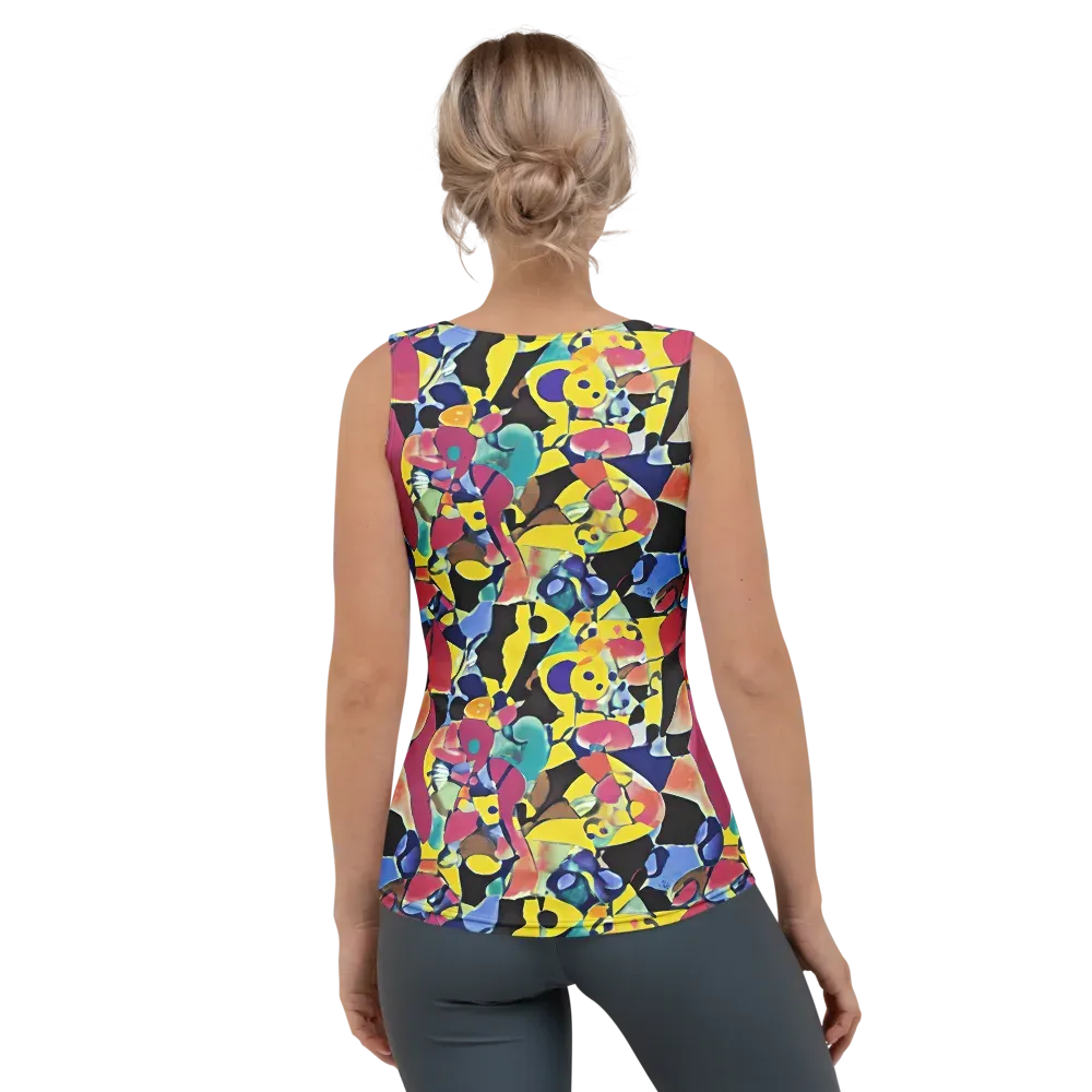 Vivid Collide on Women's Tank Top — Back