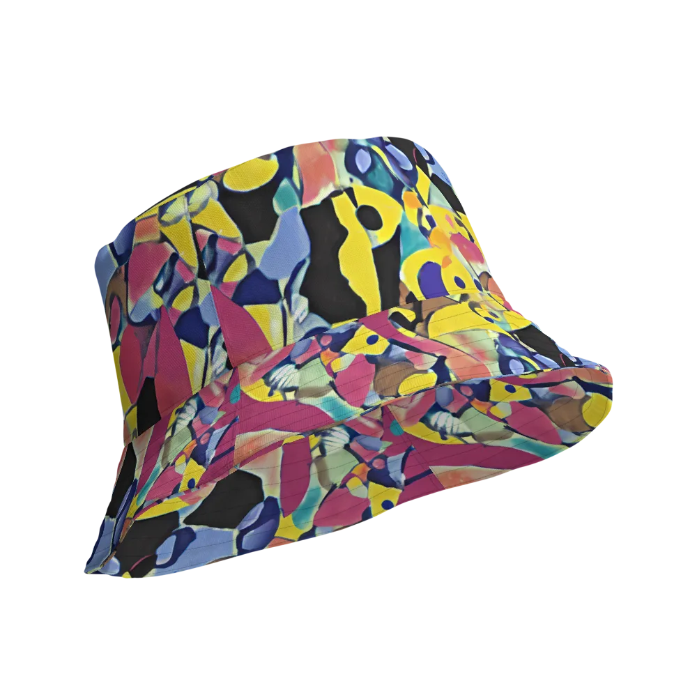 Vivid Collide on Reversible Bucket Hat — Product details Outside