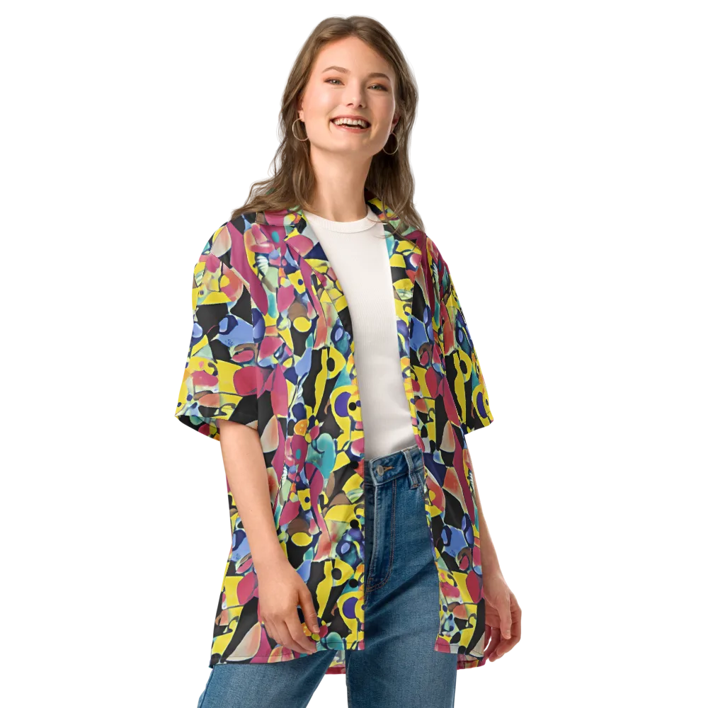 Vivid Collide on Button Shirt — Front