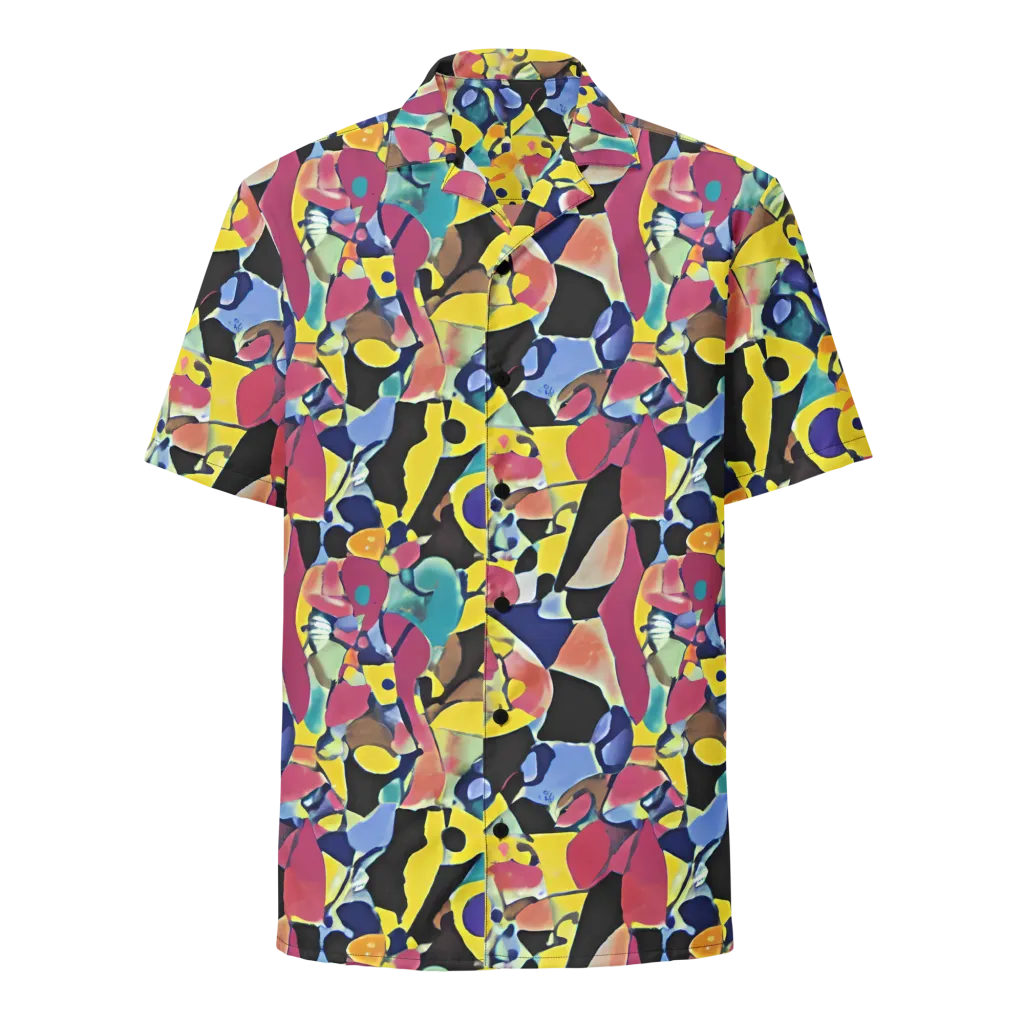 Vivid Collide on Button Shirt — Front