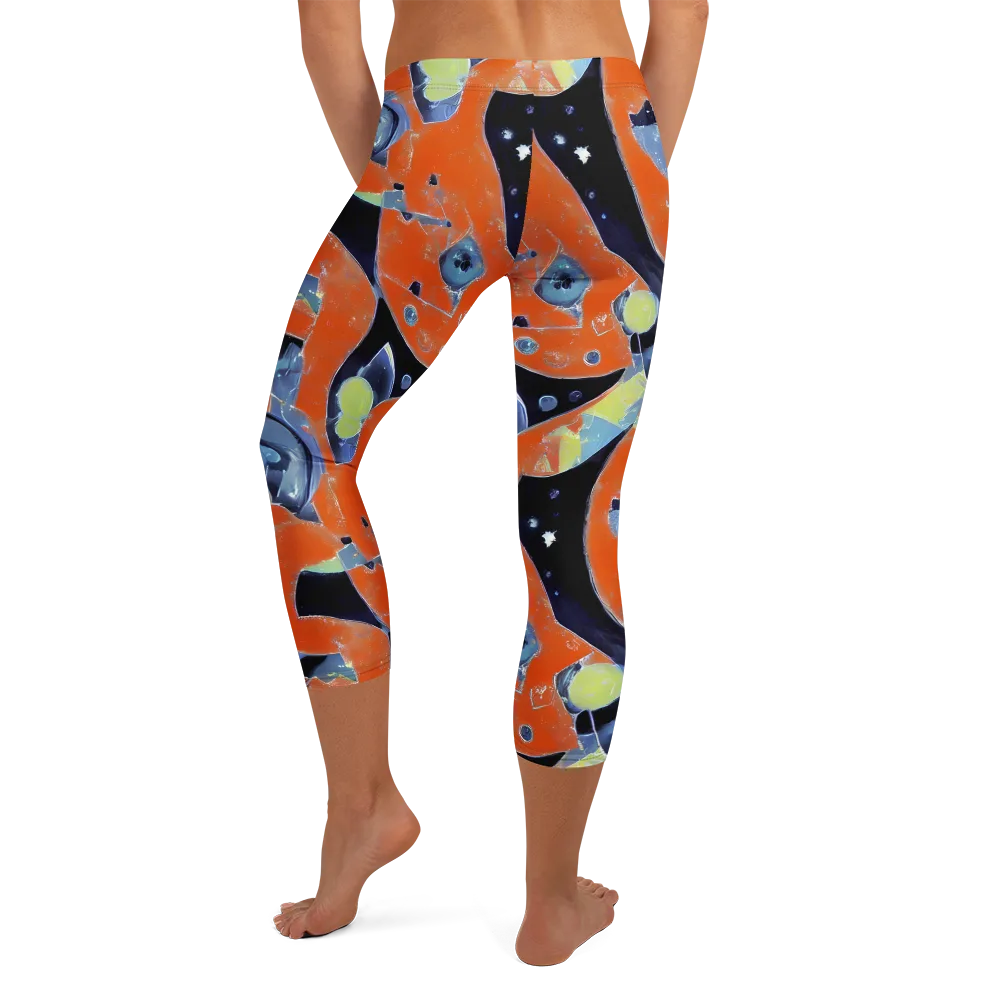 Molten Play on Capri Leggings — Back