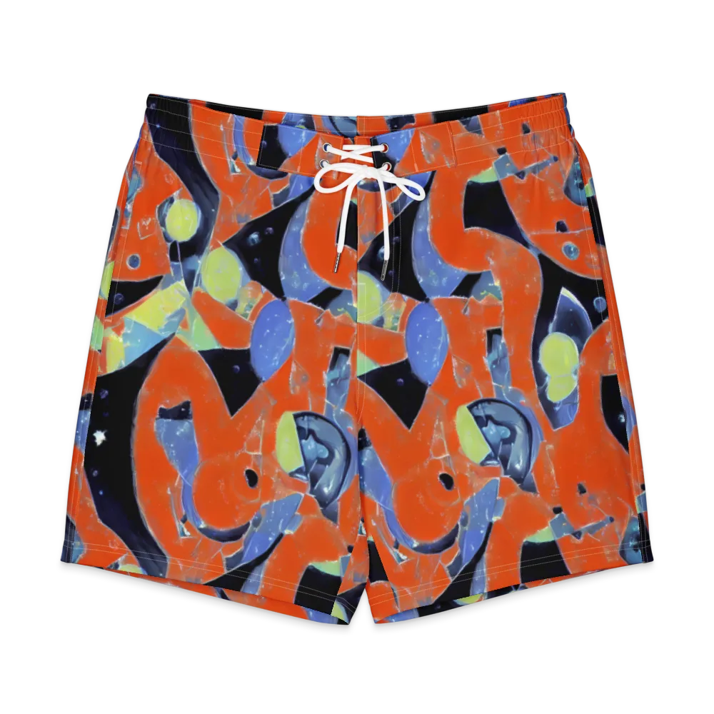Molten Play on Men's Board Shorts — Front