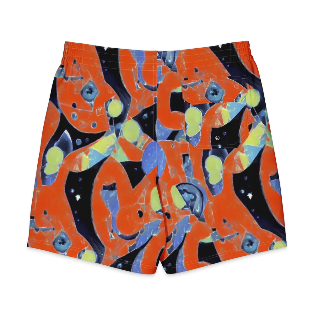 Molten Play on Men's Board Shorts — Back