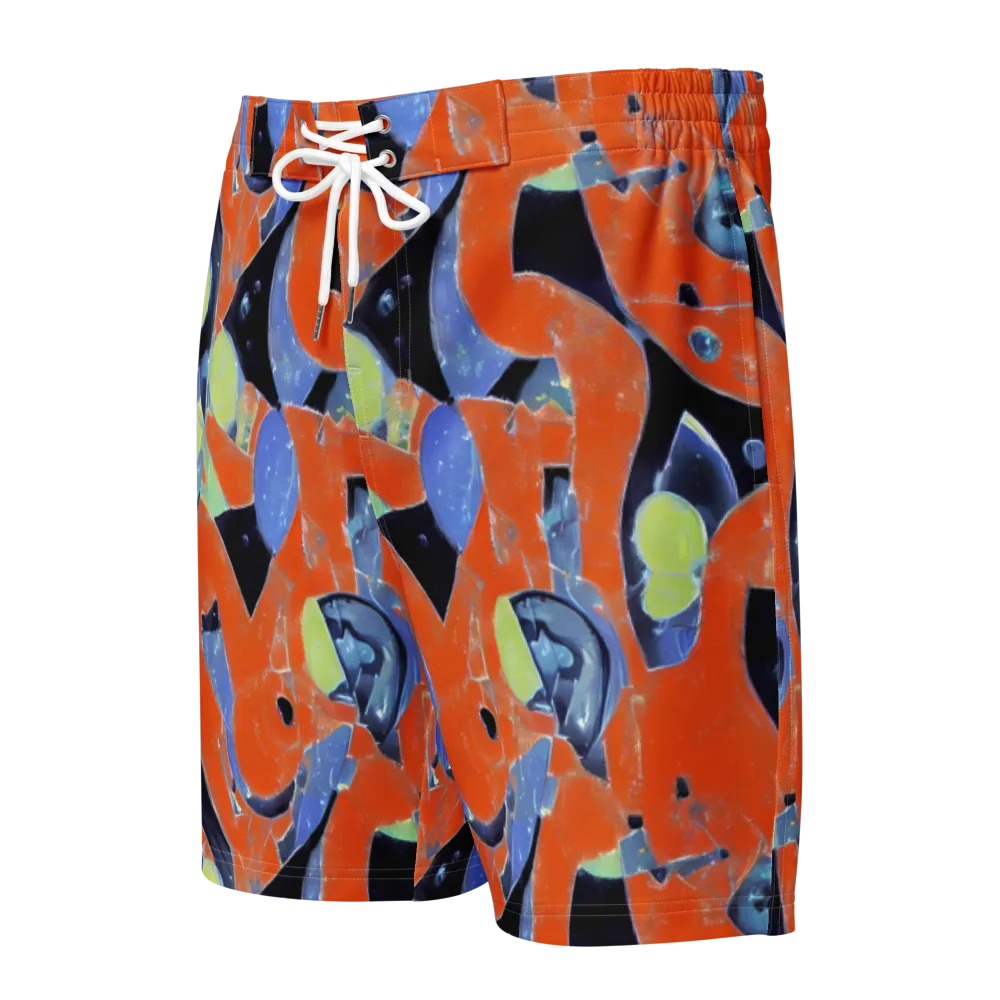 Molten Play on Men's Board Shorts — Front