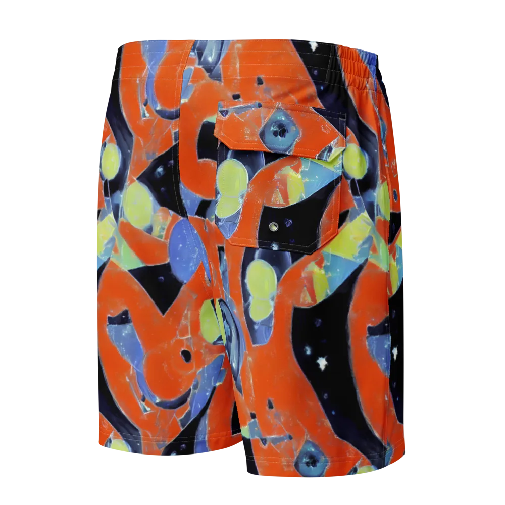 Molten Play on Men's Board Shorts — Back