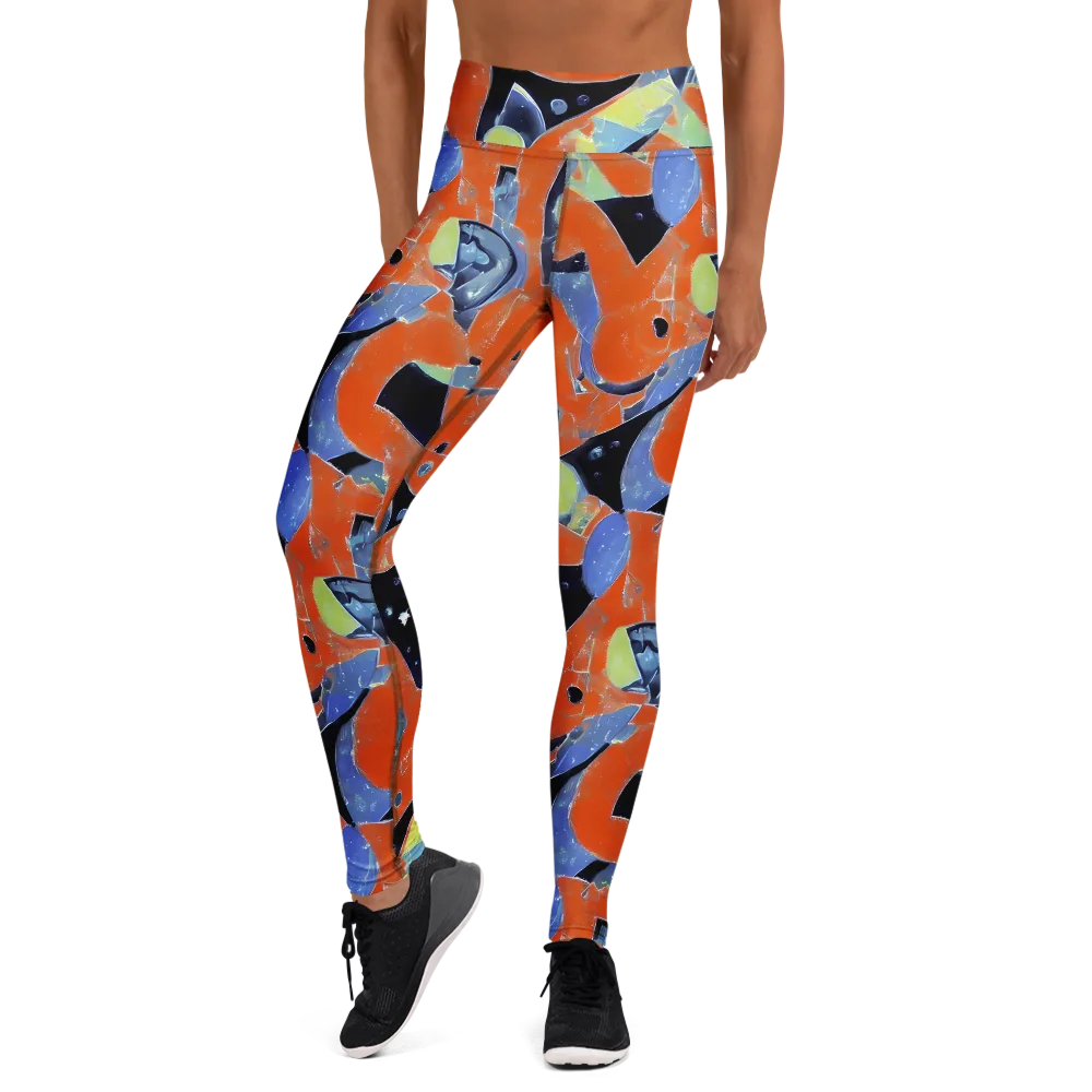 Molten Play on Yoga Leggings — Front