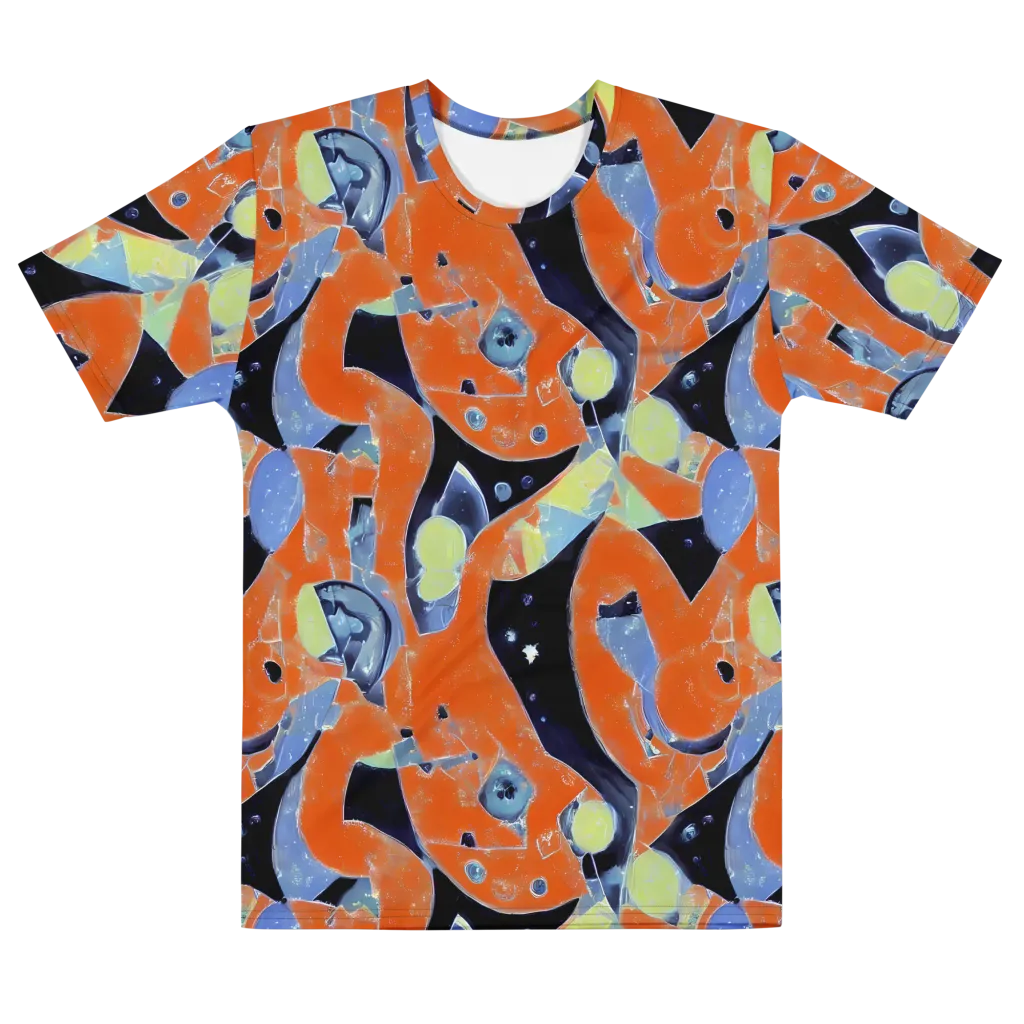 Molten Play on Men's Cotton Crew Neck T-Shirt — Front