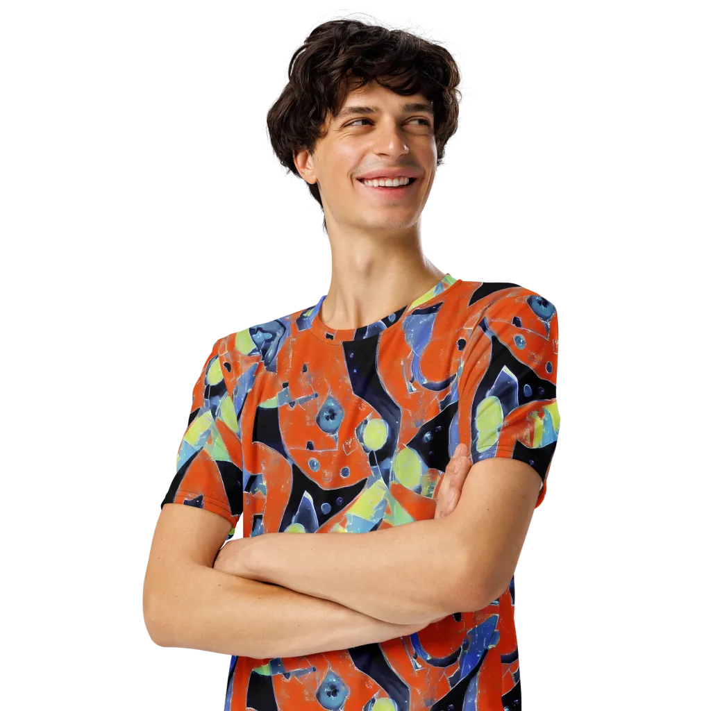 Molten Play on Men's Crew Neck T-Shirt — Left Front