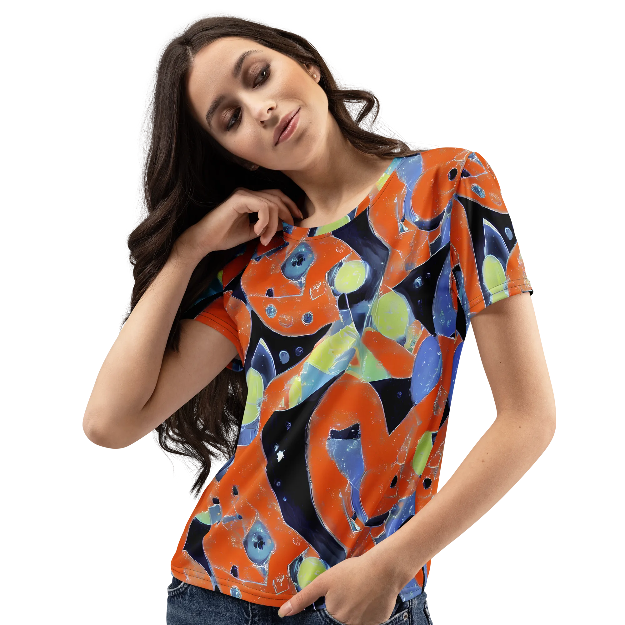 Molten Play on Women's Crew Neck T-Shirt — Left Front