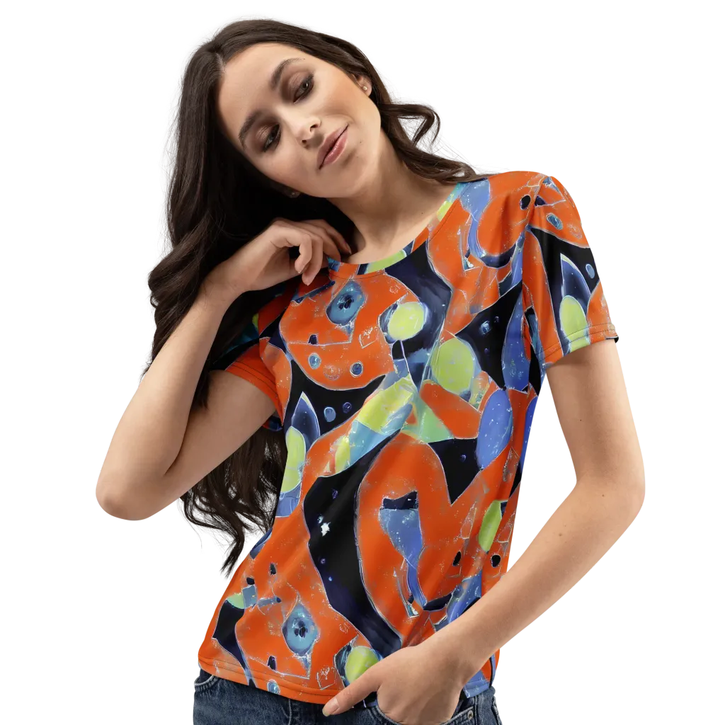Molten Play on Women's Crew Neck T-Shirt — Left Front