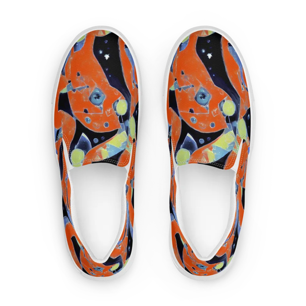 Molten Play on Men's Slip-On Canvas Shoes — Front