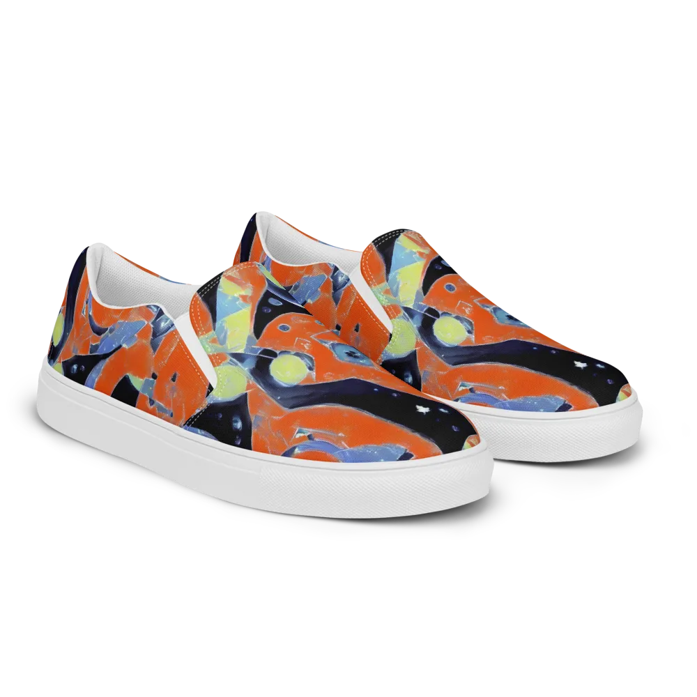 Molten Play on Men's Slip-On Canvas Shoes — Right Front