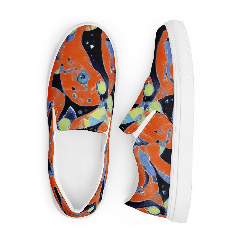 Molten Play on Men's Slip-On Canvas Shoes — Front