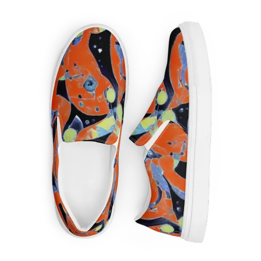 Molten Play on a Men's Slip-On Canvas Shoes