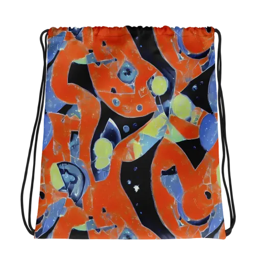 Molten Play on a Drawstring Bag