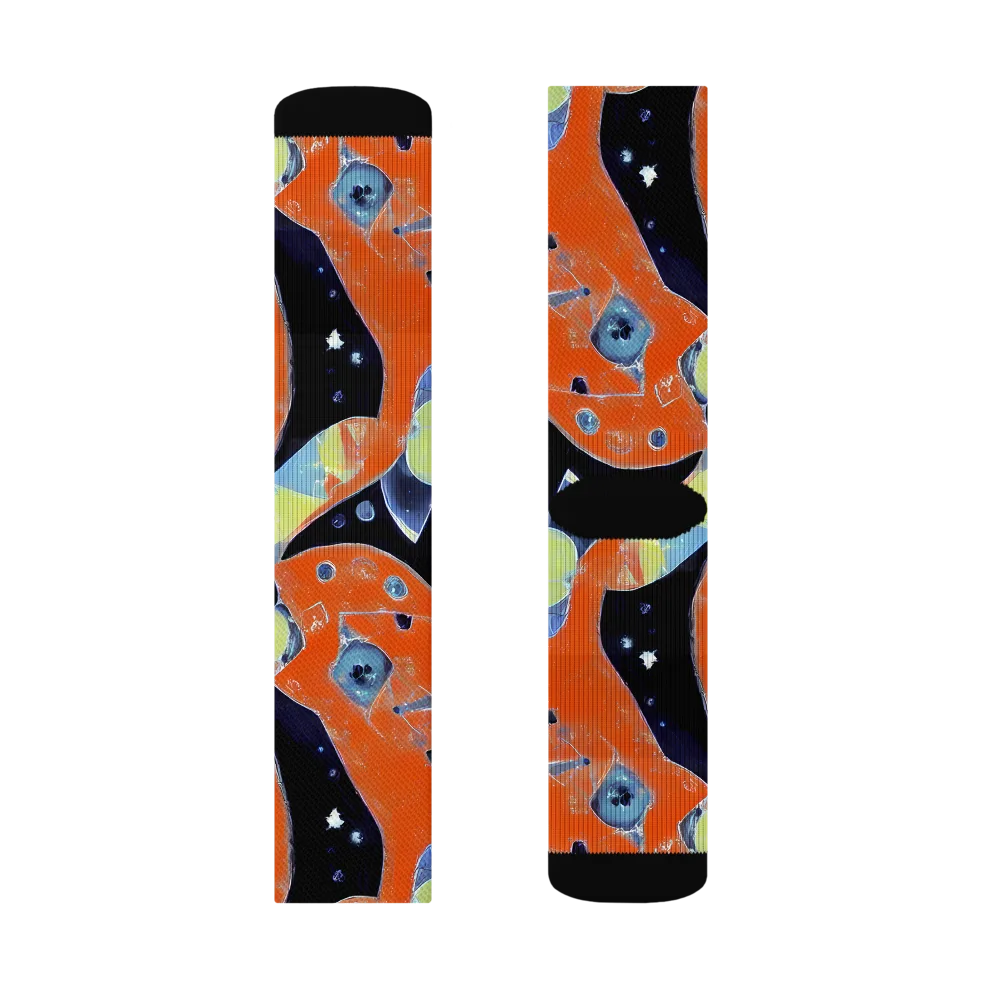 Molten Play on Socks — Left Sock