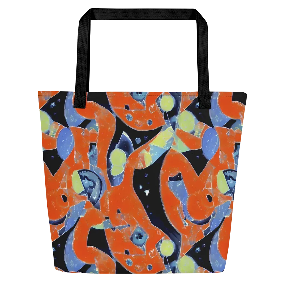 Molten Play on Large Tote Bag W/ Pocket — Front