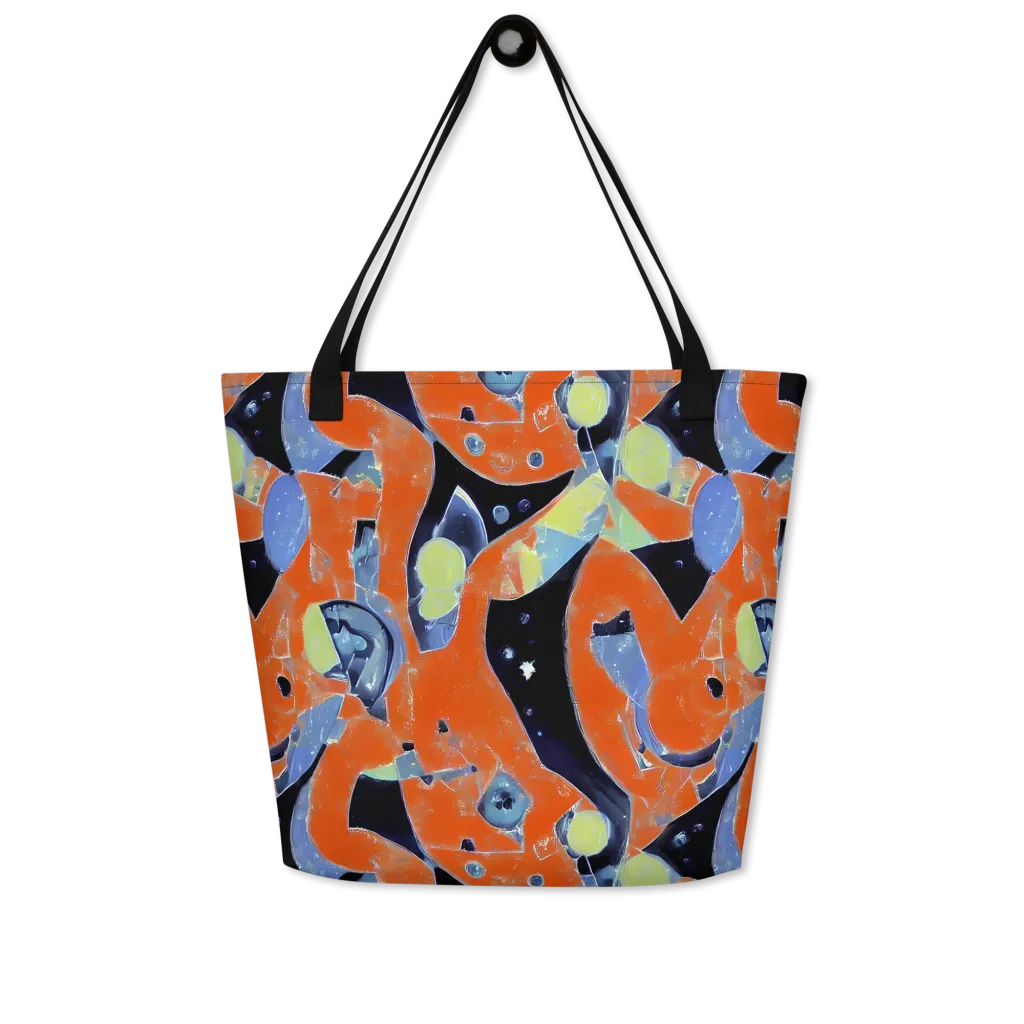 Molten Play on Large Tote Bag W/ Pocket — Front