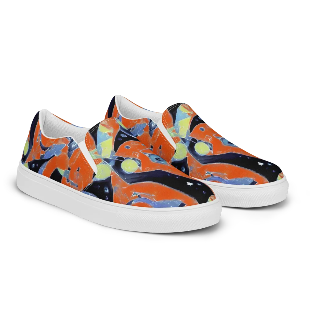 Molten Play on Women's Slip-On Canvas Shoes — Right Front