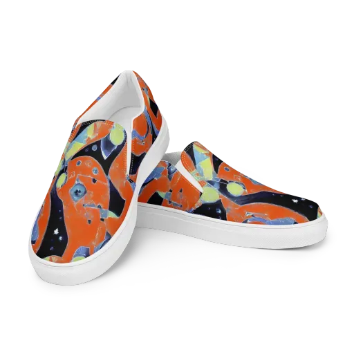 Molten Play on a Women's Slip-On Canvas Shoes