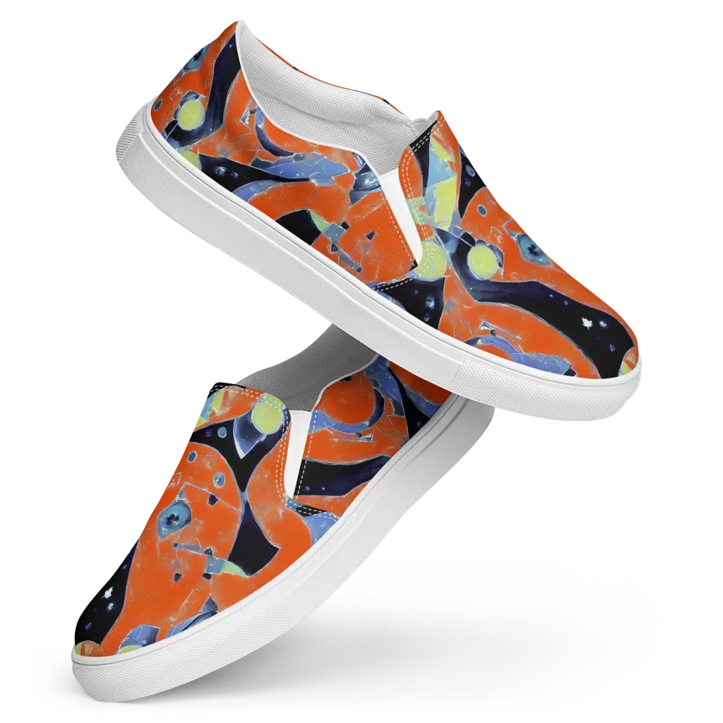 Molten Play on Women's Slip-On Canvas Shoes — Front