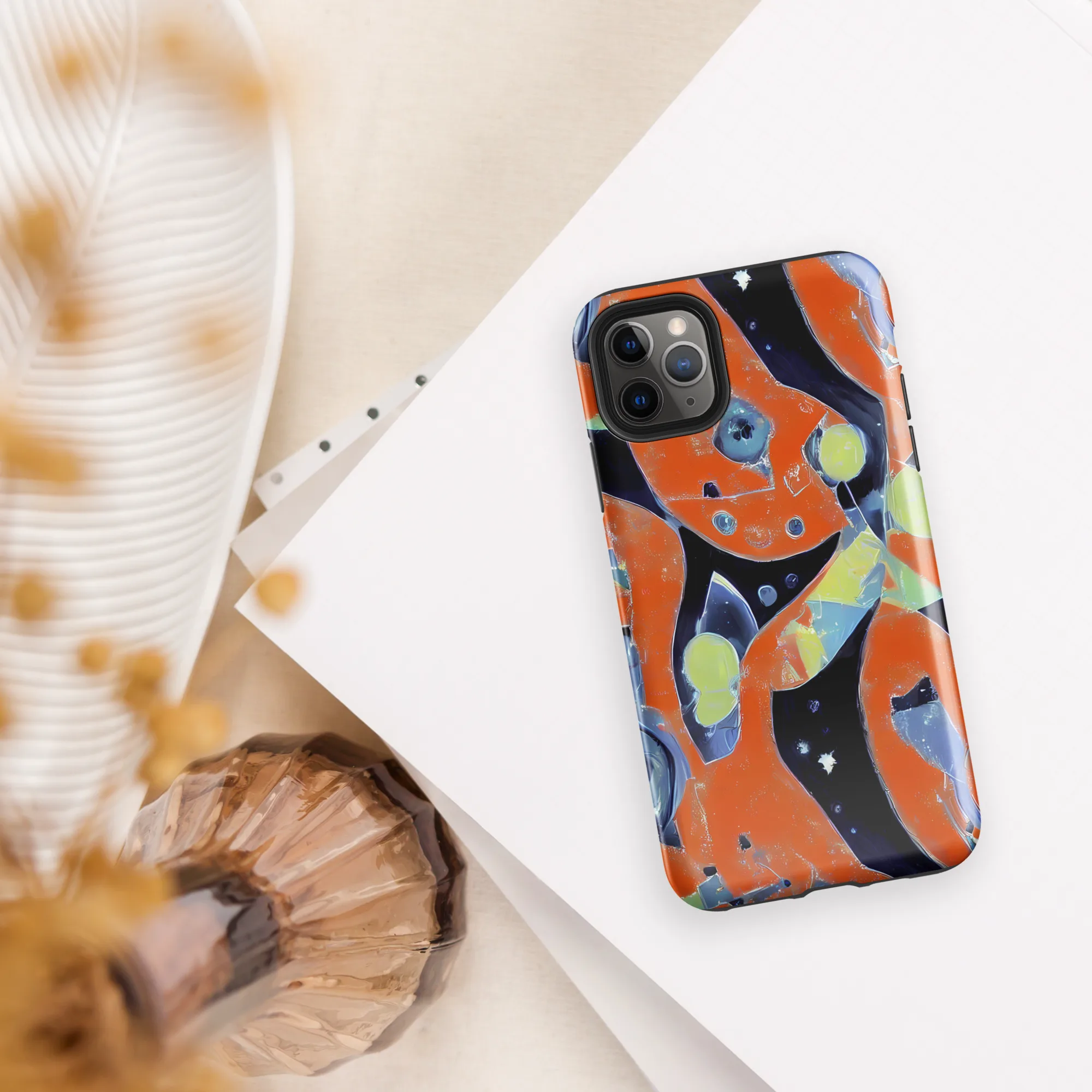 Molten Play on Tough Case for iPhone® — Front