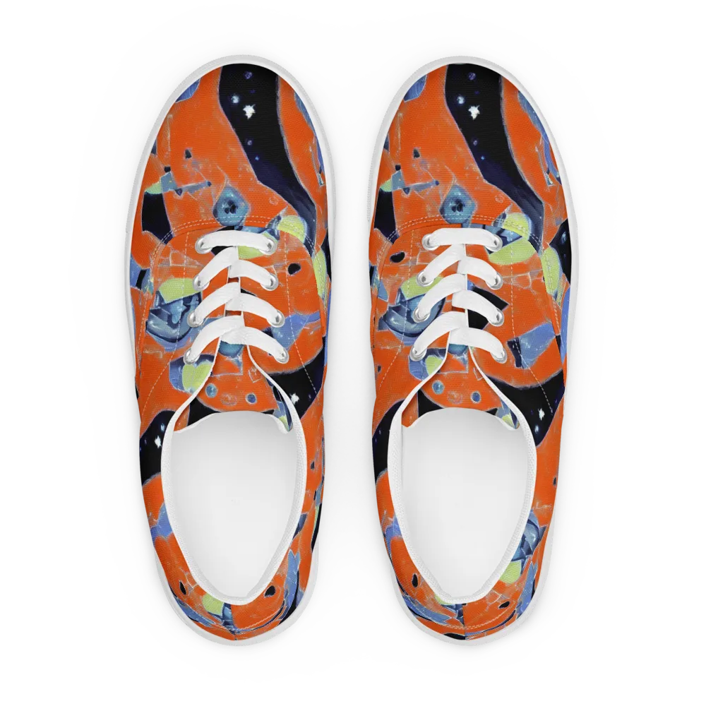Molten Play on Men's Lace-Up Canvas Shoes — Front