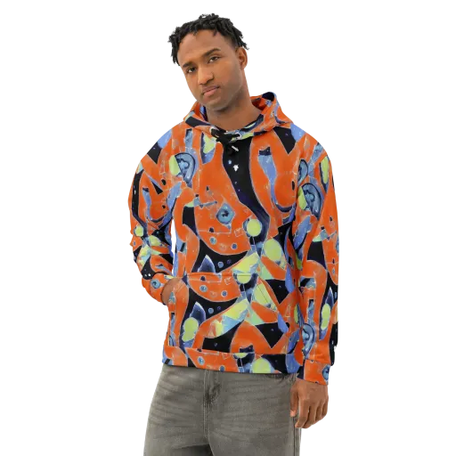 Molten Play on a Cotton Hoodie