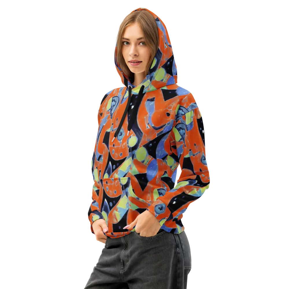 Molten Play on Cotton Hoodie — Left Front