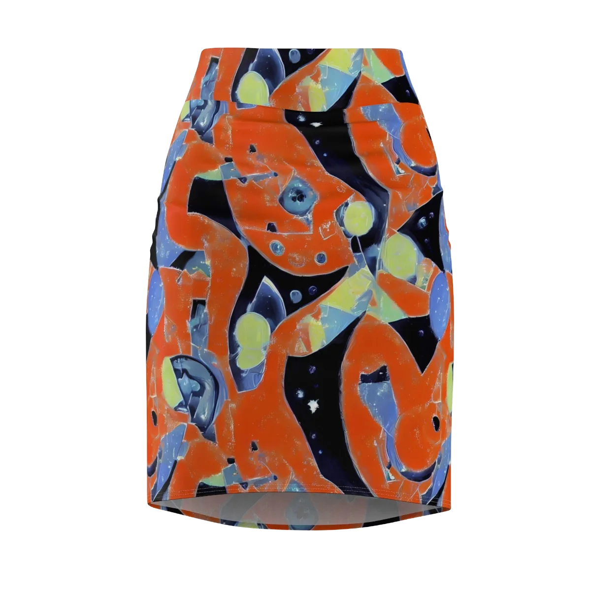 Molten Play on Pencil Skirt — Front
