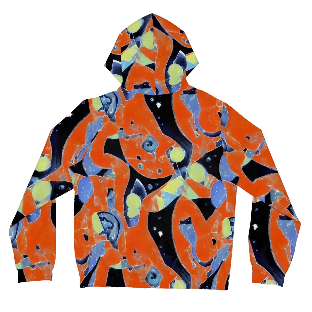 Molten Play on Women's Full-Zip Hoodie — Back