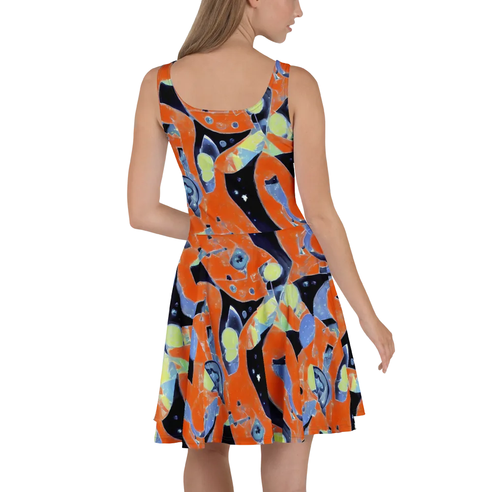 Molten Play on Skater Dress — Back