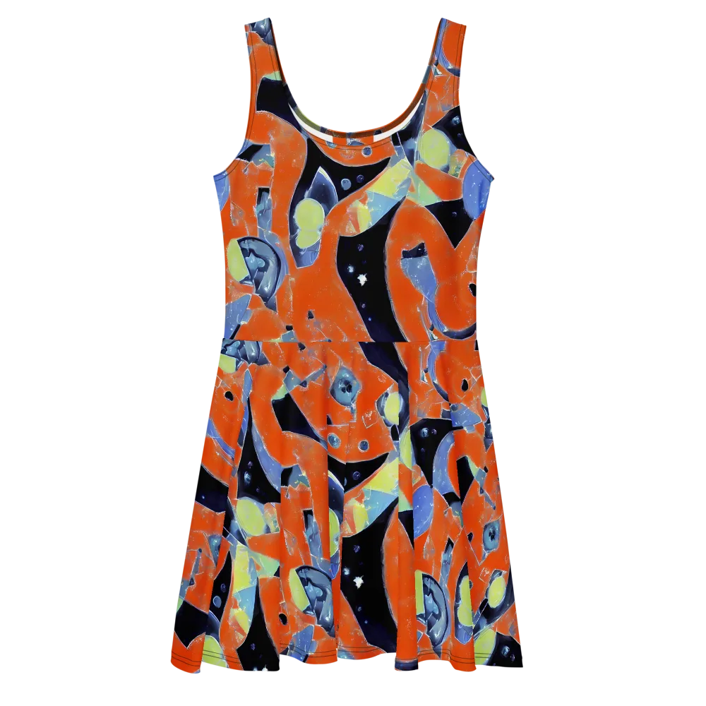 Molten Play on Skater Dress — Front