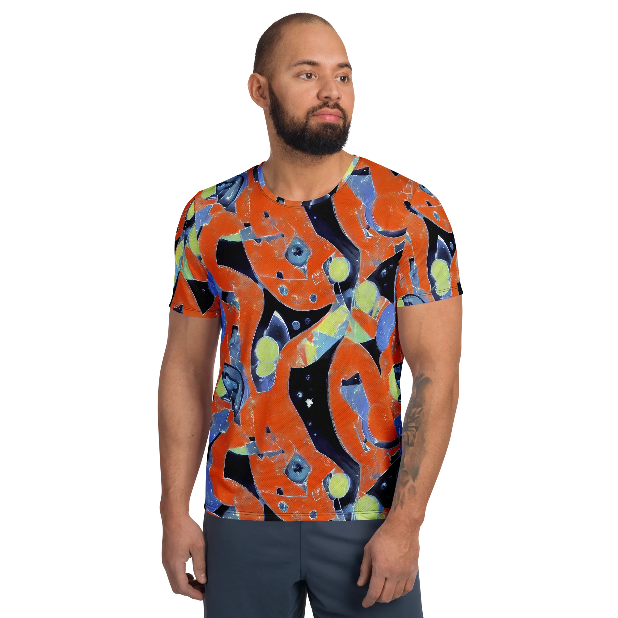 Molten Play on Men's Athletic T-Shirt — Front