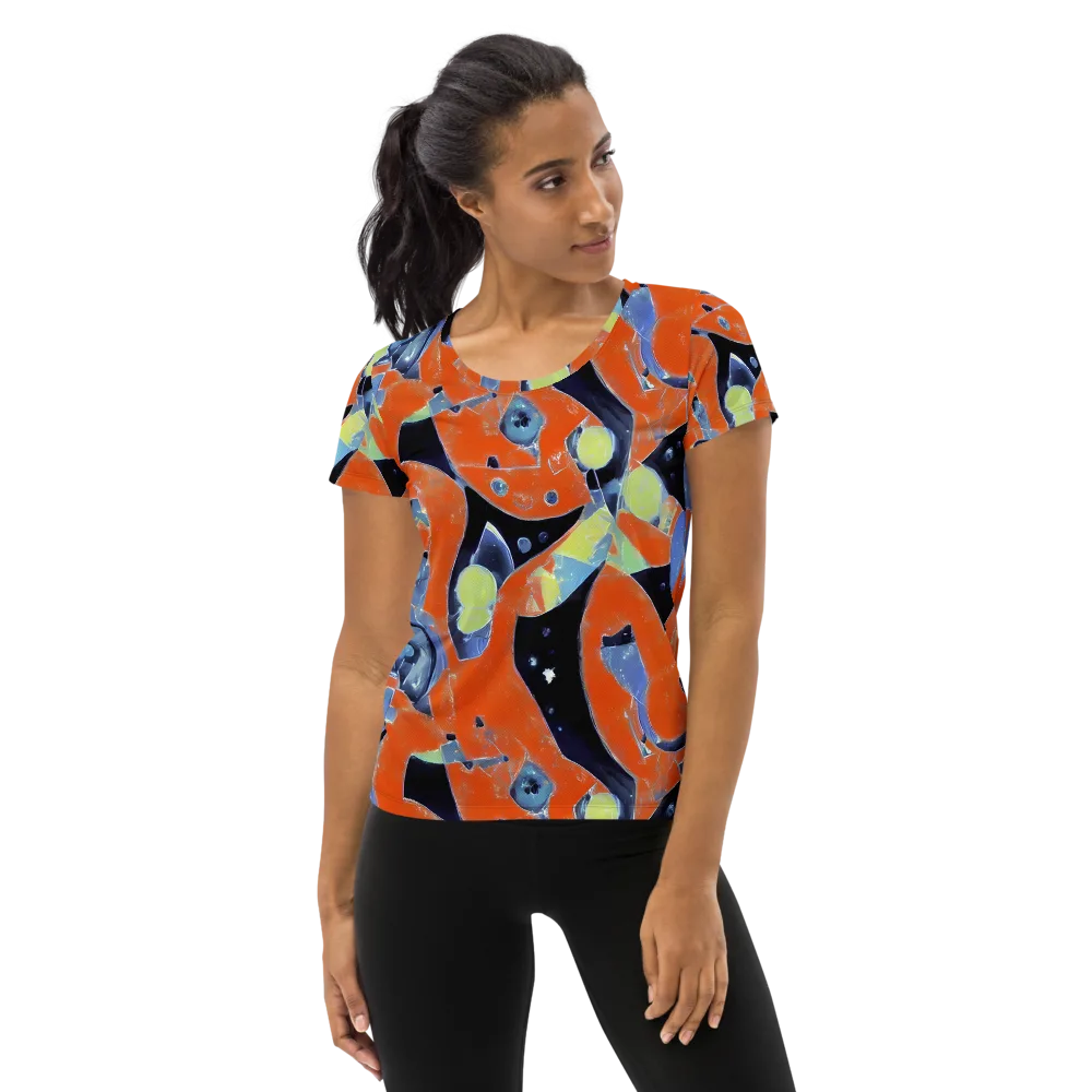 Molten Play on Women's Athletic T-Shirt — Front